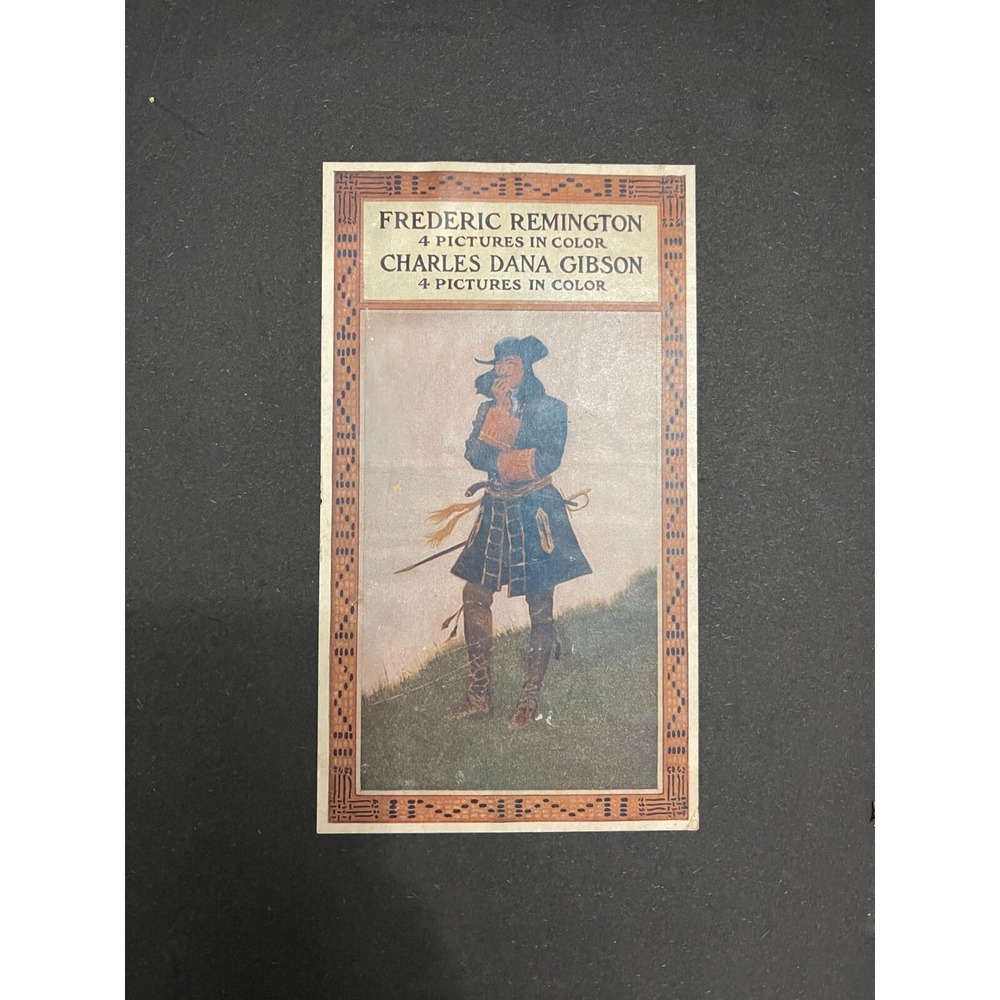 Frederic Remington & Chales Dana Gibson 4 Pictures In Color 19.5x14 inches